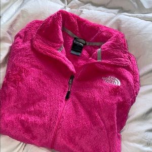 The North Face fuzzy zip up